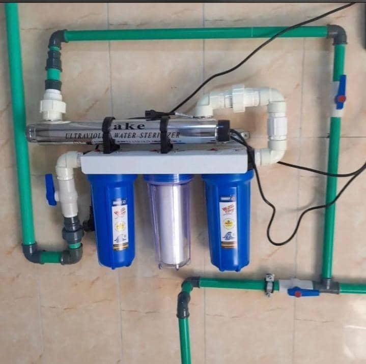 UV water sterilizer installed by Rehoboth Water Works Ltd